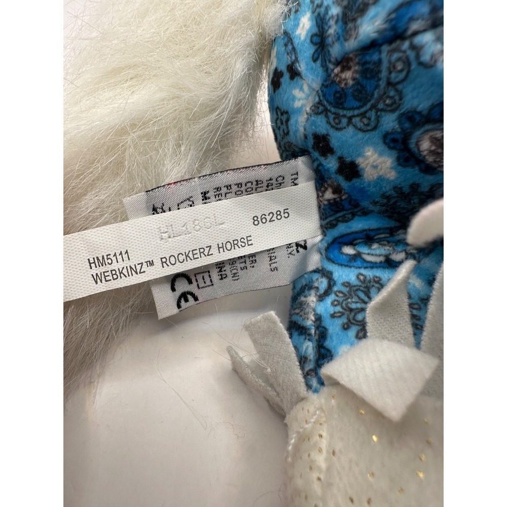 Webkinz Country Star Blue Paisley Rockerz Horse HM5111 Bandana NO CODE Ganz - Picture 11 of 11
